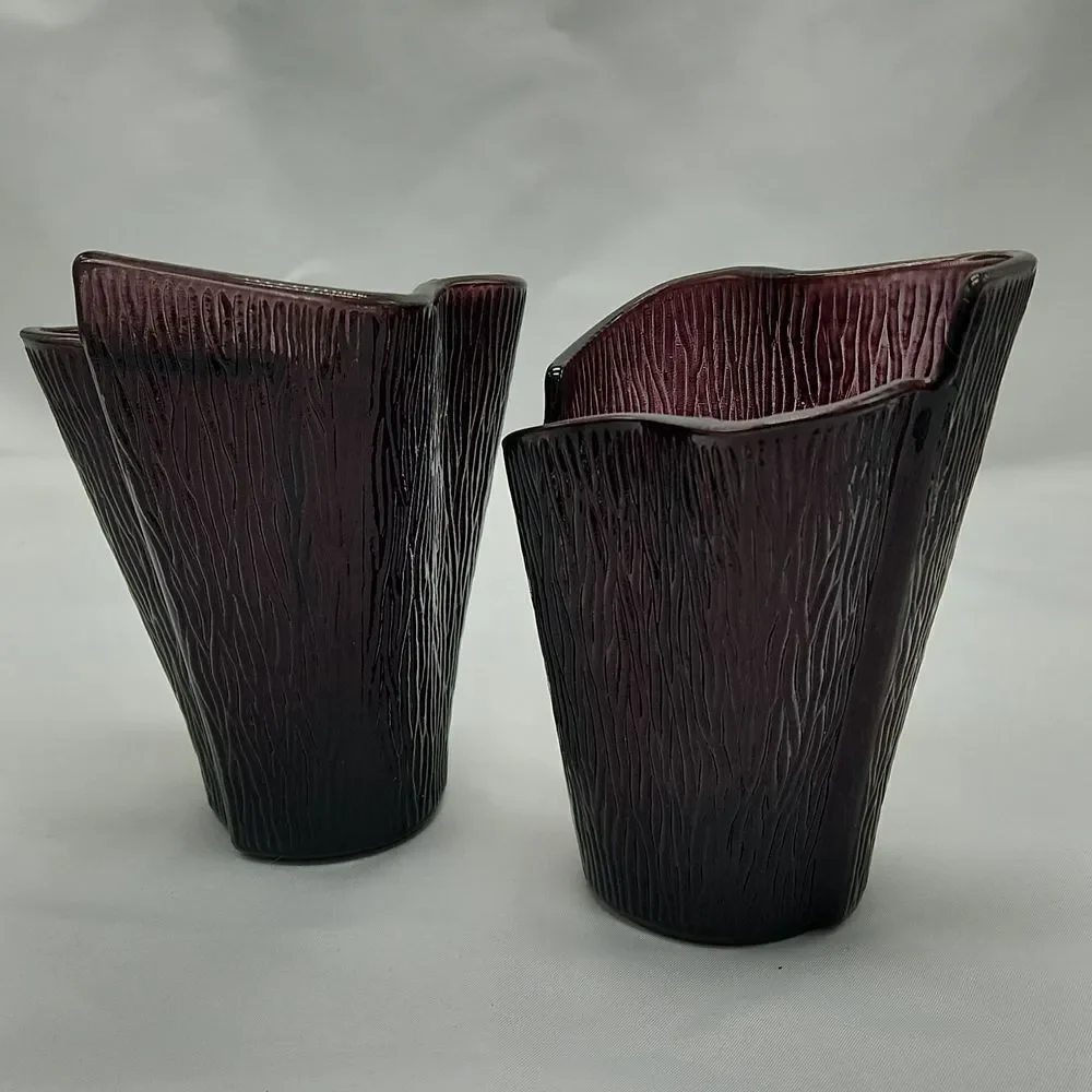 🩵PartyLite Brown Sabor Isleno Candle Holder Set of 2 - Picture 4 of 8